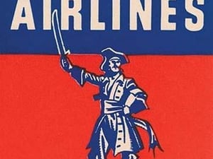 Nation Airlines - The Buccaneer Route - Art Print