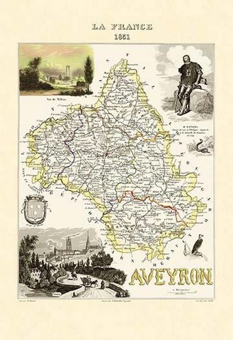 Aveyron by Par M. Vuillemin - Art Print