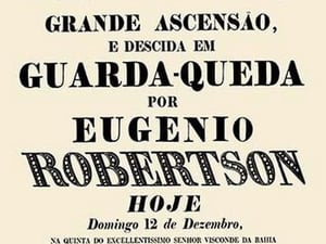 Broadside Announcement of a Balloon Ascension - Art Print