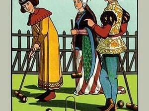 Croquet by J.E. Rogers - Art Print