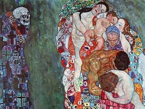 Death and Life by Gustav Klimt - Art Print