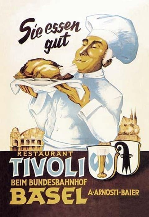 Restaurant Tivoli Basel - Art Print