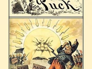 Puck Magazine: Celestial Wrath by Frederick Burr Opper - Art Print