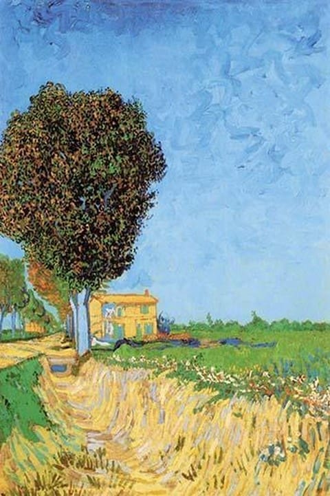 A Lane near Arles by Vincent van Gogh - Art Print