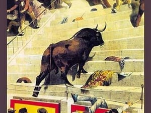 La Lidia el Toro Monudo by Clyde Forsythe - Art Print