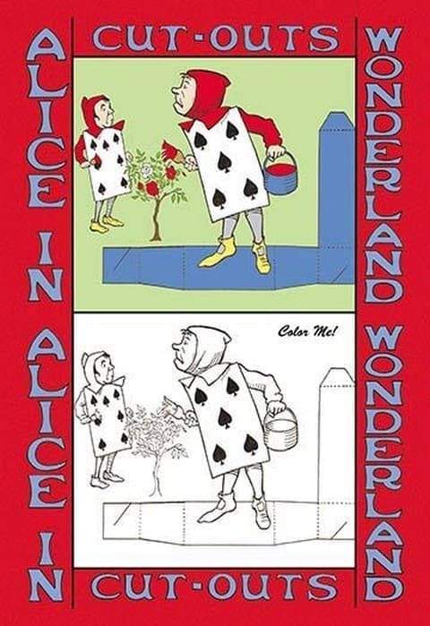 Alice in Wonderland: The Gardeners - Color Me! by John Tenniel - Art Print