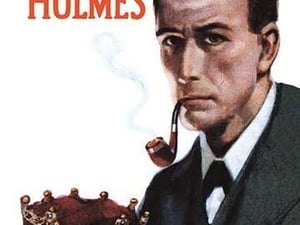 Sherlock Holmes Mystery (book cover) by Erberto Carboni - Art Print