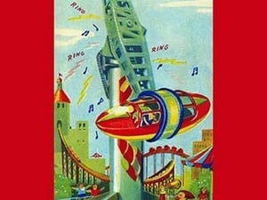 Twirly Whirly Rocket Ride - Art Print
