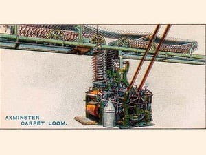 Axminster Carpet Loom - Art Print