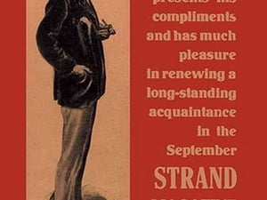 Sherlock Holmes Presents His Compliments - Art Print