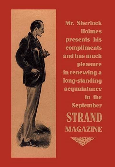 Sherlock Holmes Presents His Compliments - Art Print