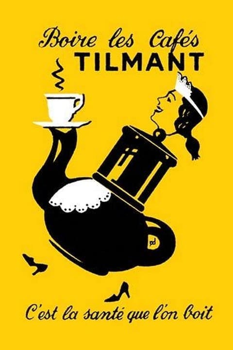 Boire Les Cafes Tilmant - Art Print