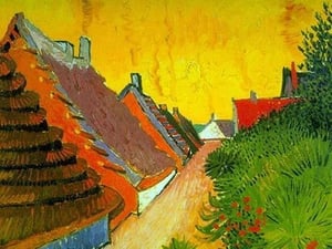 Saintes-Maries Road through the Town by Vincent van Gogh - Art Print