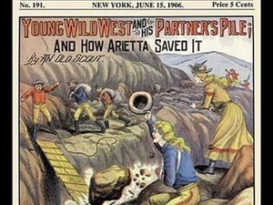 Wild West Weekly: Young Wild West and his Partner's Pile - Art Print