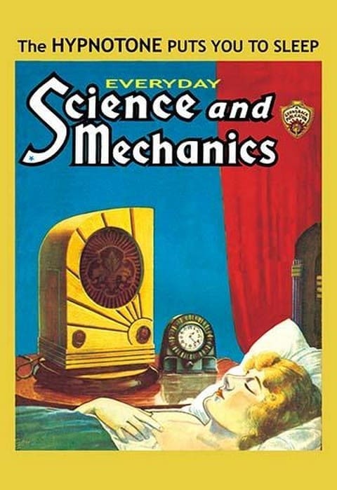 Everyday Science and Mechanics: The Hypnotone Puts You to Sleep - Art Print