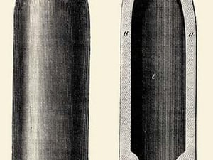 Exploding Artillery Shell for Breech-Loaders - Art Print