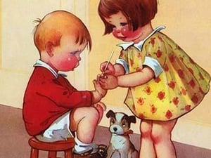 Splinter. Ouch! by Mildred Plew Merryman - Art Print