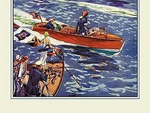 16 ft. Runabout by Edw. A. Wilson - Art Print