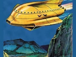 Spaceship Seen Over Idaho! - Art Print