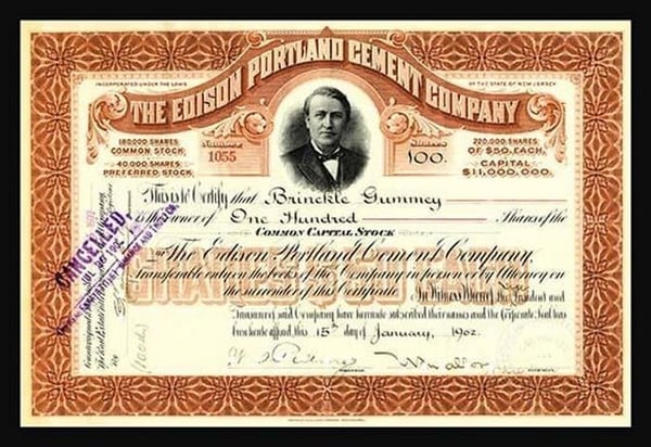 The Edison Portland Cement Company #2 - Art Print