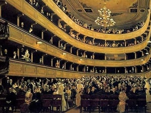 Hall by Gustav Klimt - Art Print
