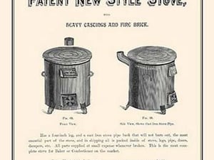 Patent New Style Stove - Art Print