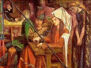 Tune of the Seven Towers by Dante Gabriel Rossetti - Art Print
