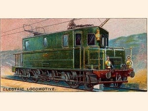 Electric Locomotive - Art Print