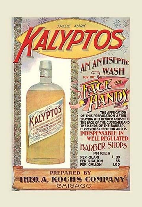 Kalyptos Antiseptic Wash for Barber Shops - Art Print