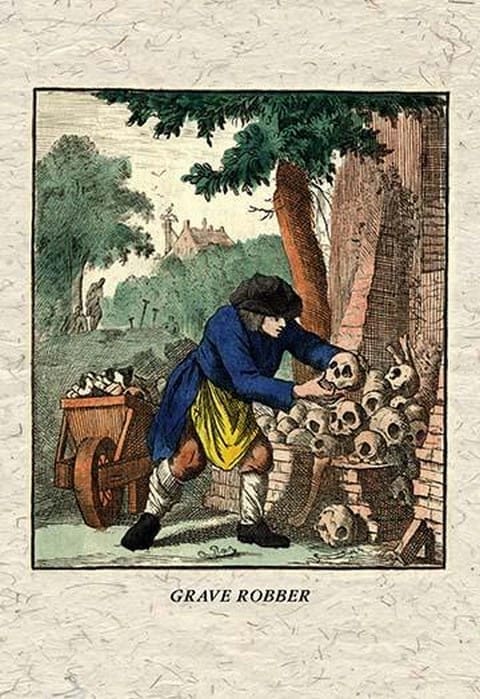 Grave Robber by J. A. C. Lohr - Art Print