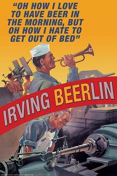 Irving Beerlin - Oh how I love to have beer in the morning by Wilbur Pierce - Art Print