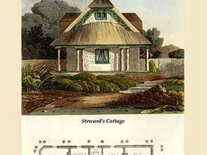A Steward's Cottage by J. B. Papworth - Art Print