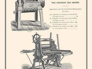 Mixing and Kneading Machine and Dough Brake - Art Print
