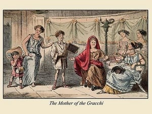 The Mother of the Gracchi by John Leech - Art Print