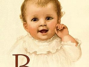 Baby Face B by Ida Waugh - Art Print
