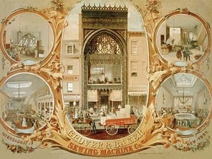 Grover & Banker Sewing Machine Co - Art Print
