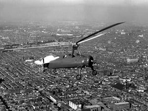 Gyrocopter In Sky