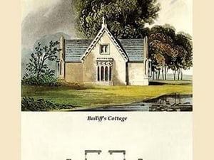 A Bailiff's Cottage by J. B. Papworth - Art Print