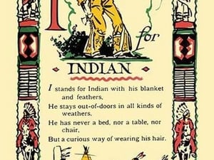 I for Indian by Tony Sarge - Art Print
