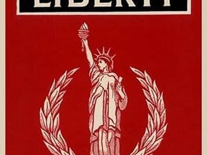 Liberty Broom Label - Art Print