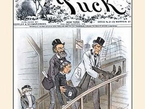 Puck Magazine: Another Patient for Pasteur by Frederick Burr Opper - Art Print