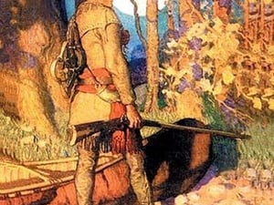 Hawkeye by N.C. Wyeth - Art Print