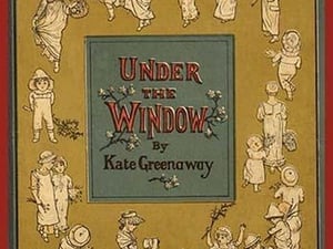 Under the Window by Kate Greenaway - Art Print