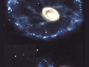 Cartwheel Galaxy by NASA - Art Print