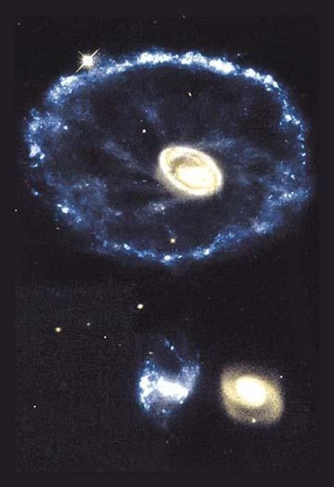 Cartwheel Galaxy by NASA - Art Print