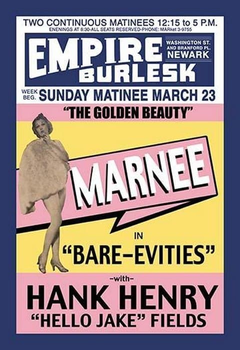 Marnee in 'Bare-Evities - Art Print