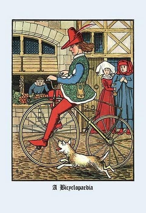 A Bicyclopaedia by J.E. Rogers - Art Print