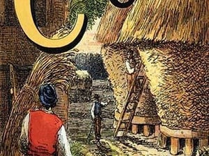 C for the Corn that stands in the Stack by Edmund Evans - Art Print