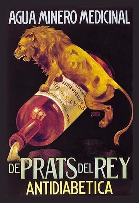 Agua Minero Medicinal de Prats del Rey - Art Print