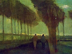 Country Lane by Vincent van Gogh - Art Print